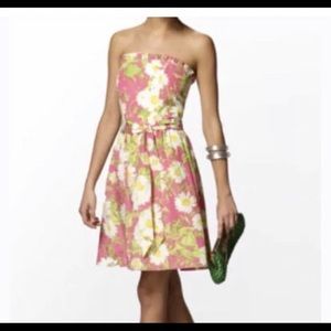 Lily Pulitzer Sz 4 pink briddie floral dress